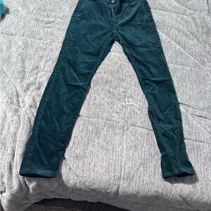 LOFT Dark Green velvet  Pants